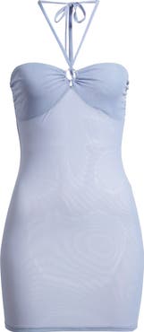 Bella Venice Luz Halter Neck Mesh Dress