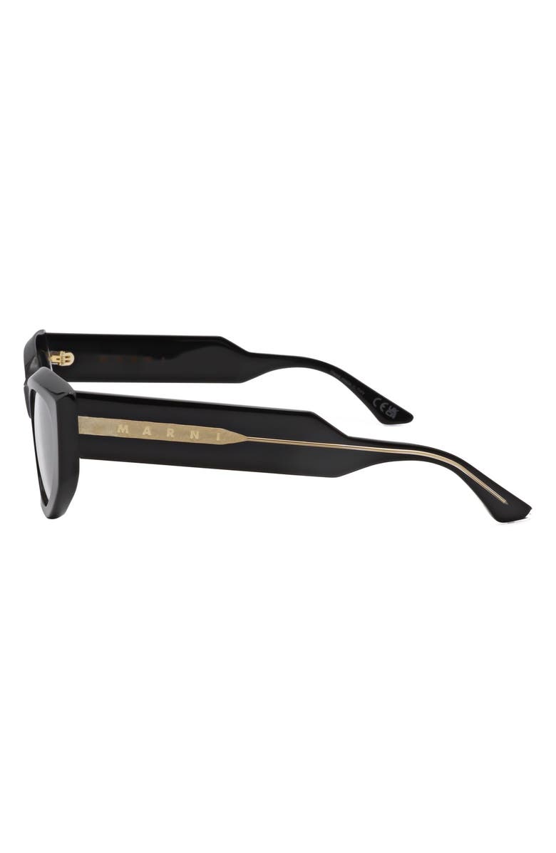 Marni 55mm Cat Eye Reading Glasses, Alternate, color, Black