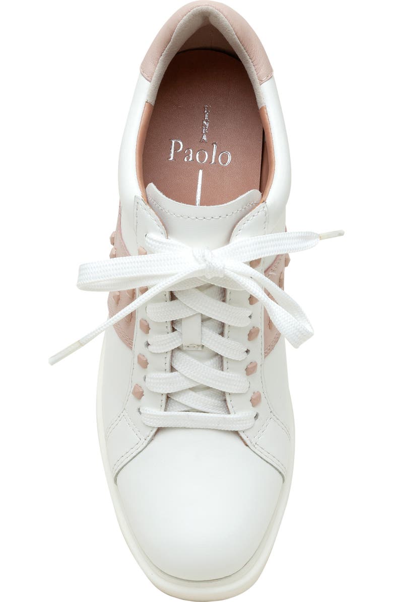 Linea Paolo Katia Wedge Sneaker, Alternate, color, Eggshell/Nude