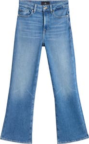 7 For All Mankind Crop Bootcut Jeans
