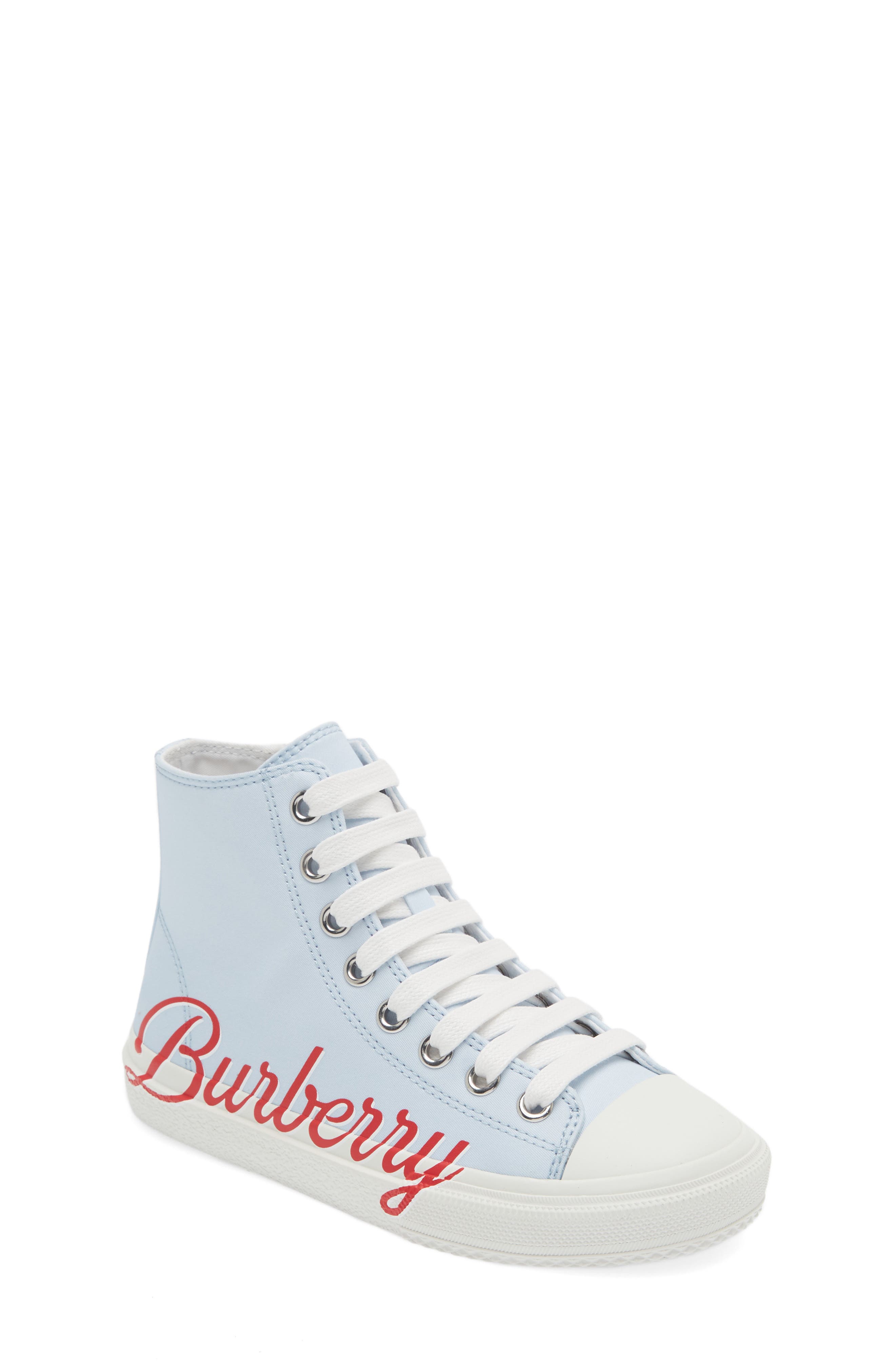 BURBERRY キッズスニーカー ハイカット ガールズ Burberry Kids' Mini Larkhall High Top Sneaker | Nordstrom