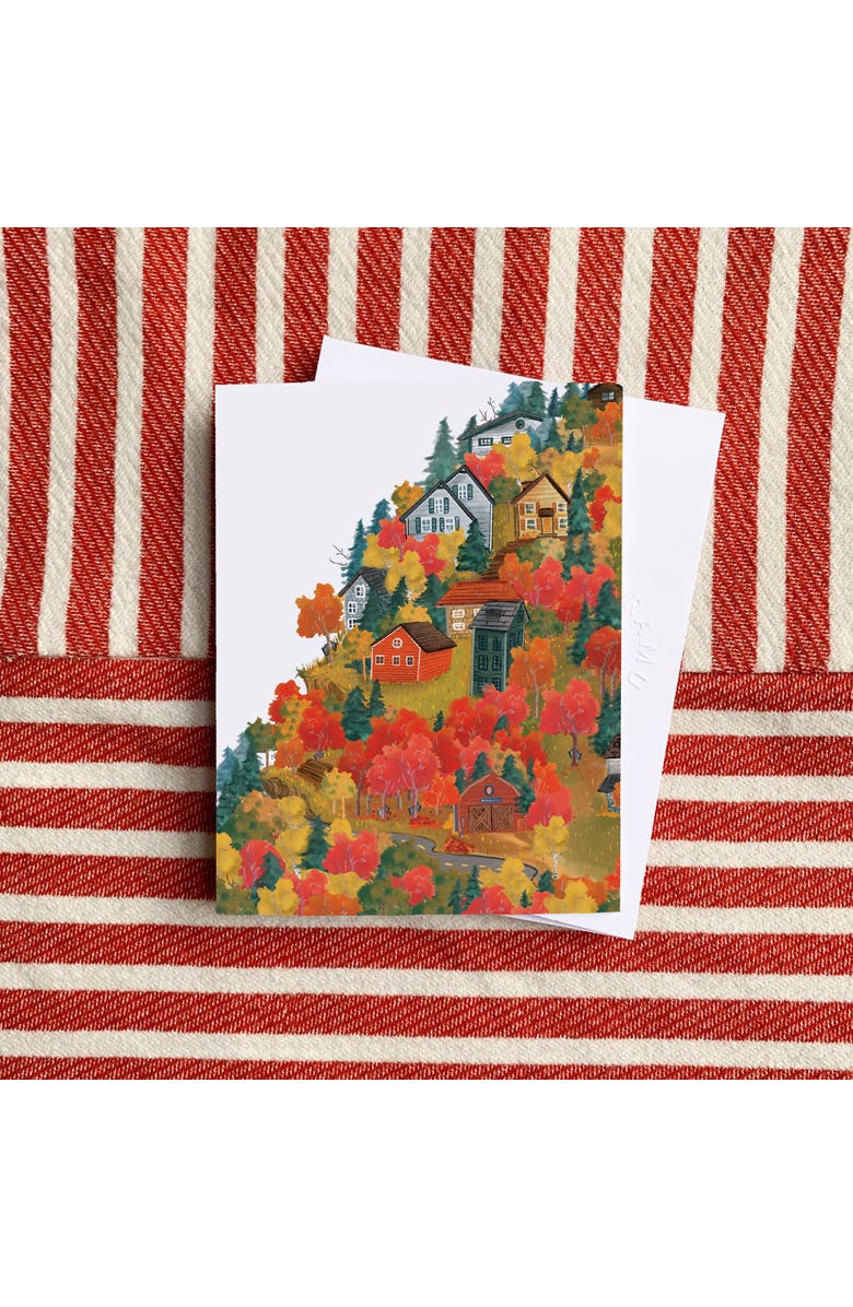 Ramus & Co Fall/Halloween Greeting Card Pack Sets (3 ct) Autumn Foliage, Alternate, color, Multi-Pack
