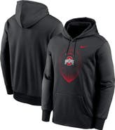 Nike Men's Nike Black Ohio State Buckeyes Icon Football Performance Pullover Hoodie