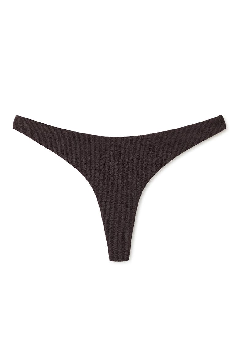 Textured Brazilian Bikini Bottoms, Main, color, BROWN