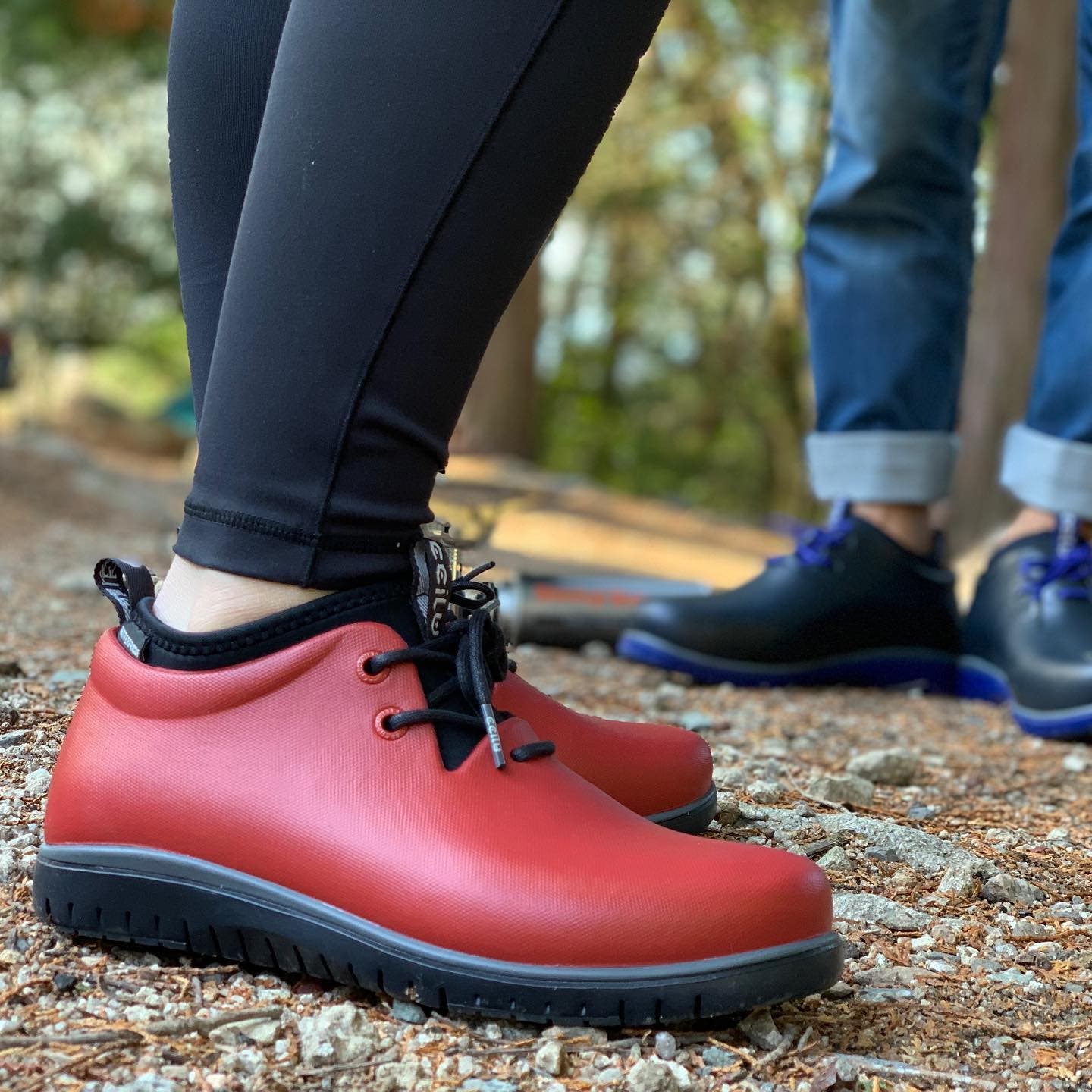 Xpresole Panto Lace-Up Waterproof Boot, Alternate, color, Red Affogato