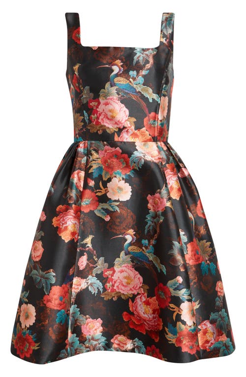 Julia Jordan Sleeveless Fit & Flare Cocktail Dress In Multi