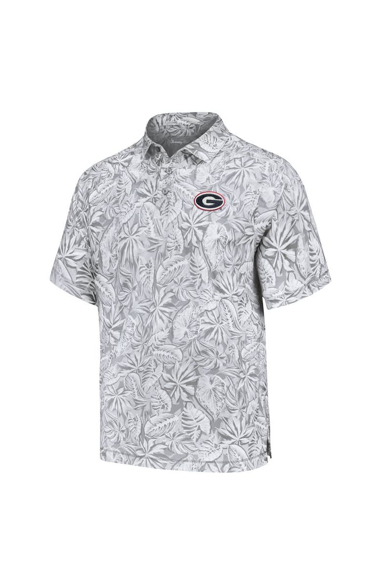 Tommy Bahama Men's Tommy Bahama Gray Georgia Bulldogs Tropical Score IslandZone Polo, Alternate, color, 