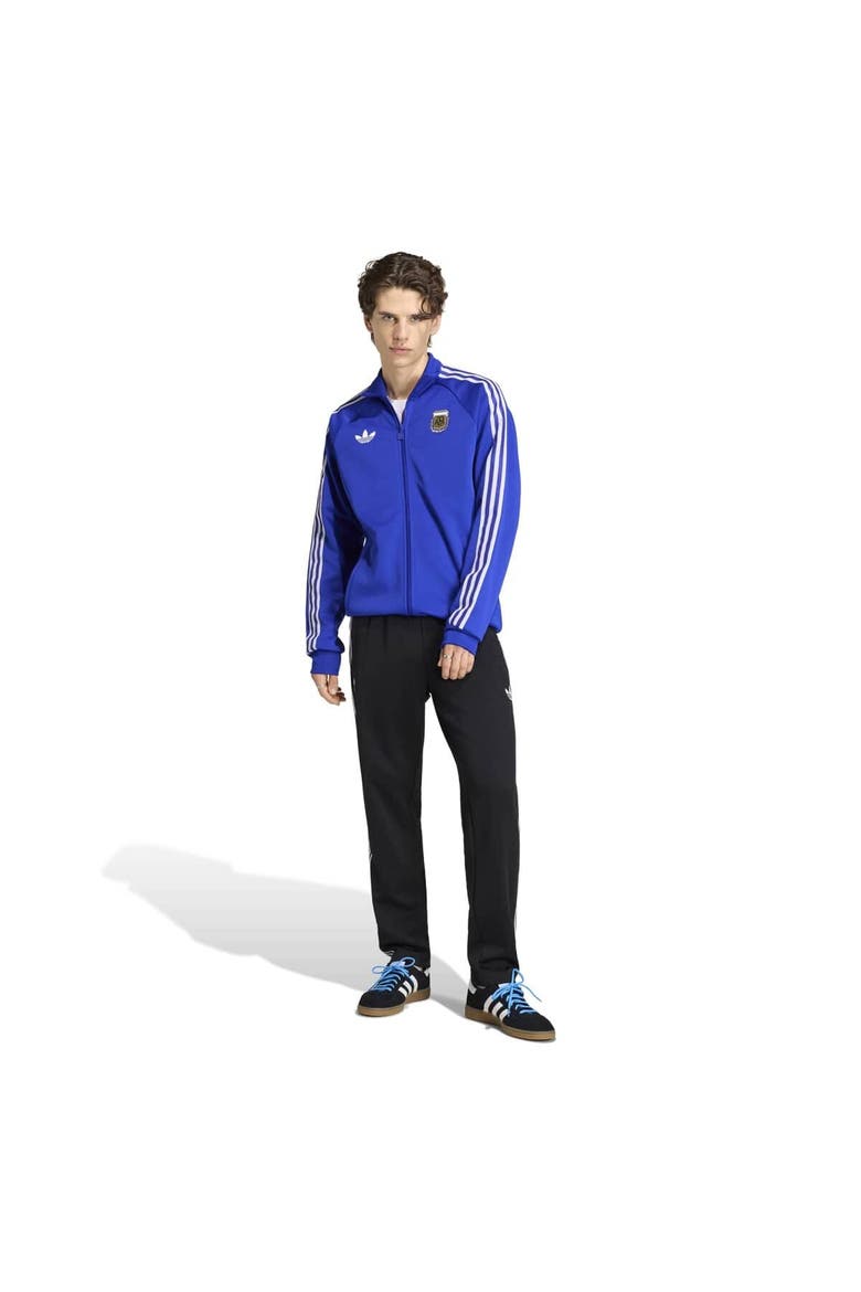 Men's adidas Blue Argentina National Team Originals Full-Zip Track Jacket, Alternate, color, Blue