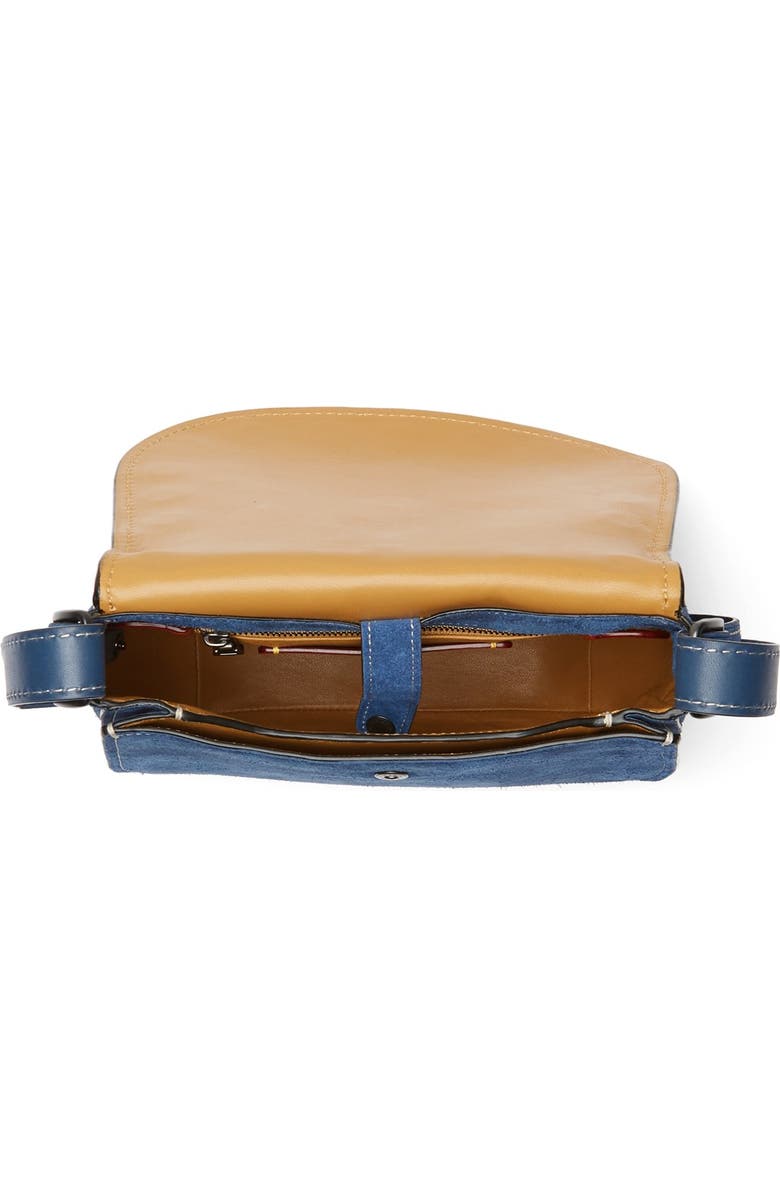 COACH 1941 '23' Suede Saddle Bag, Alternate, color,