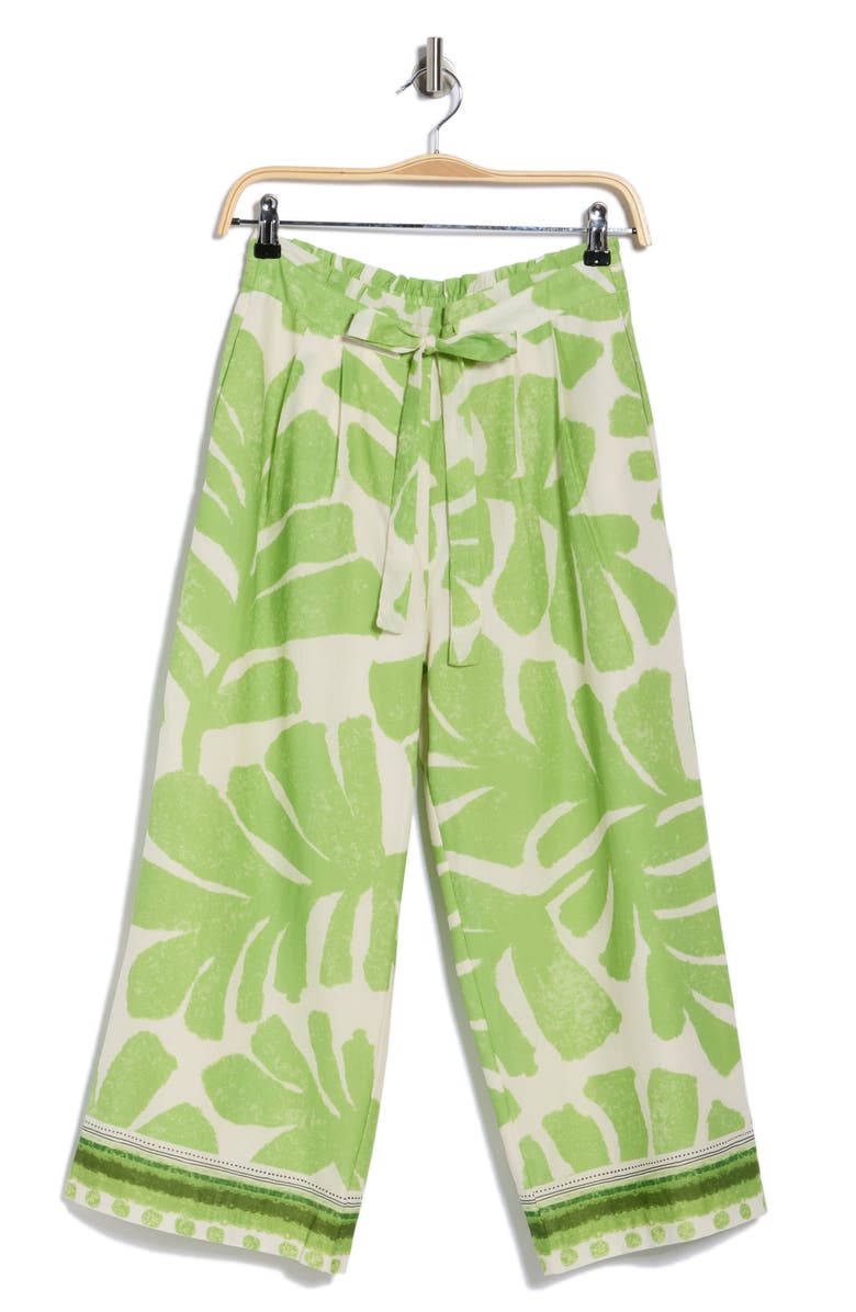 DR2 by Daniel Rainn Placement Print Wide Leg Pants, Alternate, color, Lint
