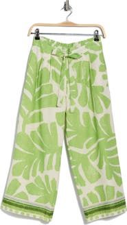 DR2 by Daniel Rainn Placement Print Wide Leg Pants