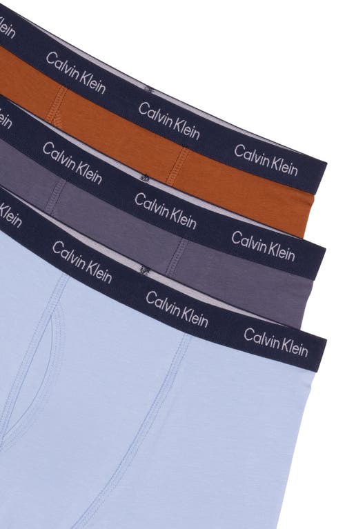 Calvin Klein Kids' Assorted 3-pack Stretch Cotton Boxer Briefs In Multi