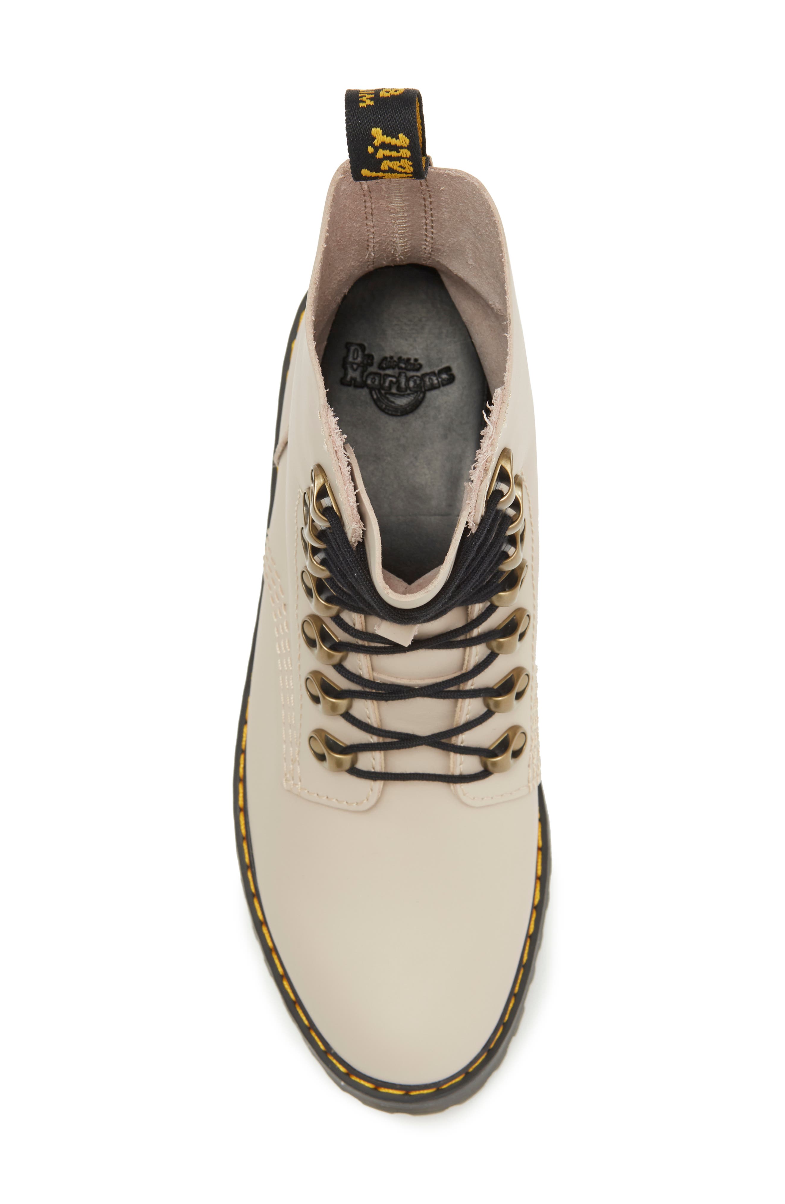 Leona Combat Boot, Alternate, color, VINTAGE TAUPE SENDAL