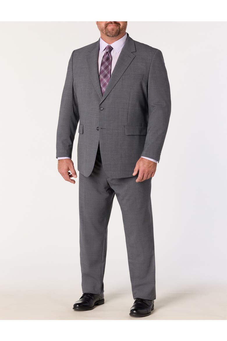 Big & Tall Tonal Suit Jacket, Alternate, color, GREY