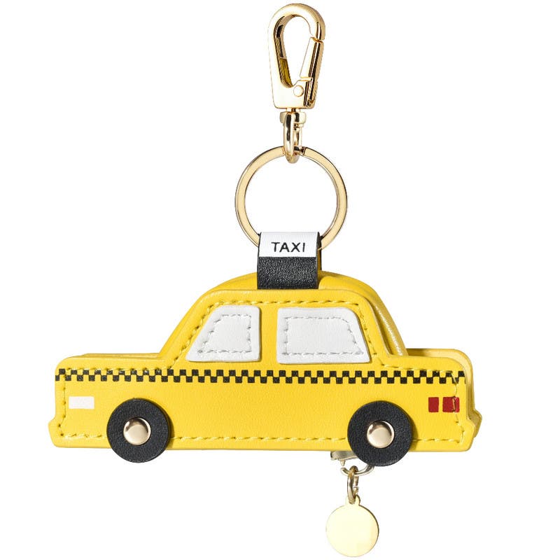 Posh Tech Taxi Bag Charm for Airtag<sup>®</sup>, Alternate, color, Yellow