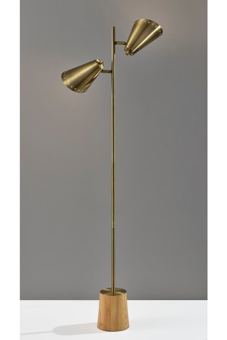 Josephine Floor Lamp, Alternate, color, ANTIQUE BRASS