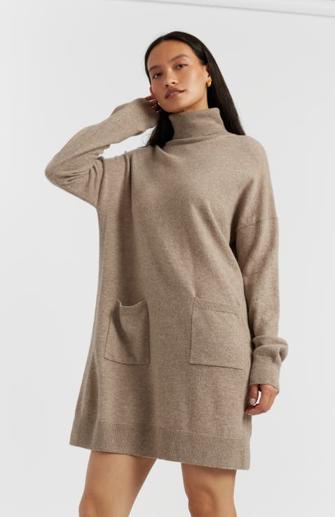 Cashmere Rollneck Dress