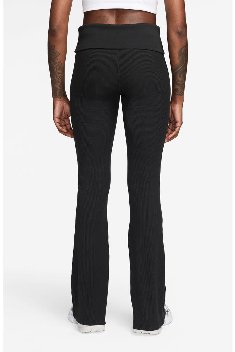 Chill Rib Knit Pants, Alternate, color, BLACK/ SAIL