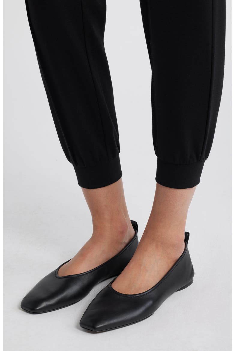 Pintuck Ankle Joggers, Alternate, color, BLACK