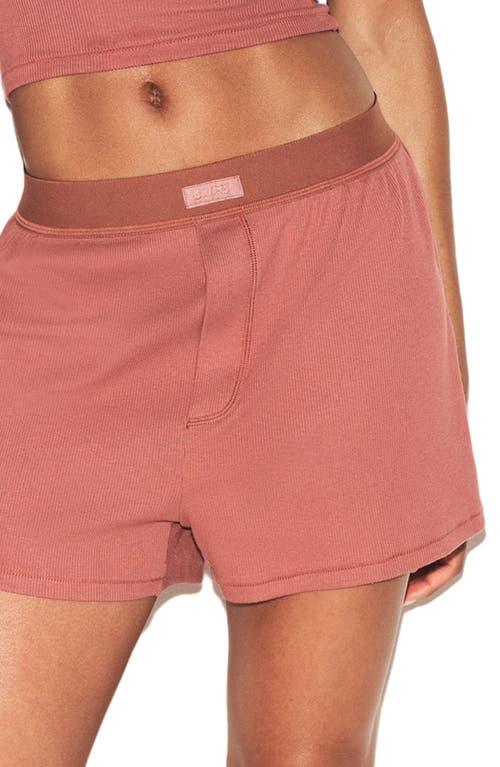 Skims Rib Stretch Cotton Loose Boxers