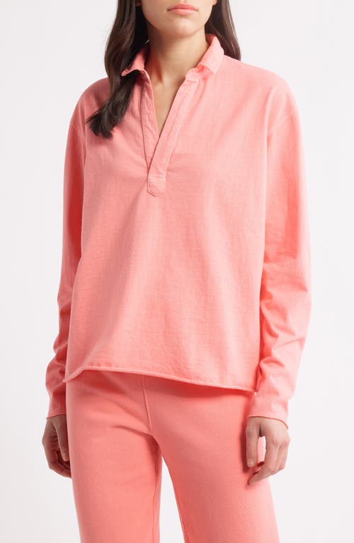 Frank & Eileen Patrick Popover Henley In Passion Fruit