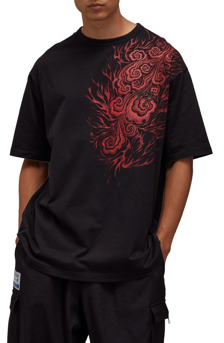 Y-3 x JFA Graphic T-Shirt, Main, color,