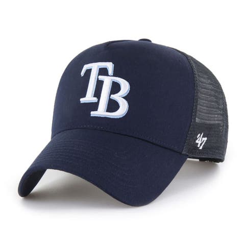 Men's '47 Navy Tampa Bay Rays Ballpark Offside Adjustable Trucker Hat