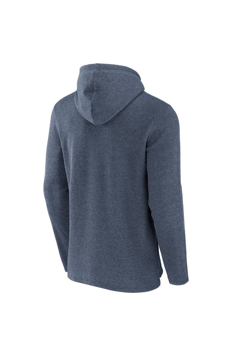 NFL X DARIUS RUCKER Men's NFL x Darius Rucker Collection by Fanatics Heathered College Navy Seattle Seahawks Waffle Knit Pullover Hoodie, Alternate, color, 