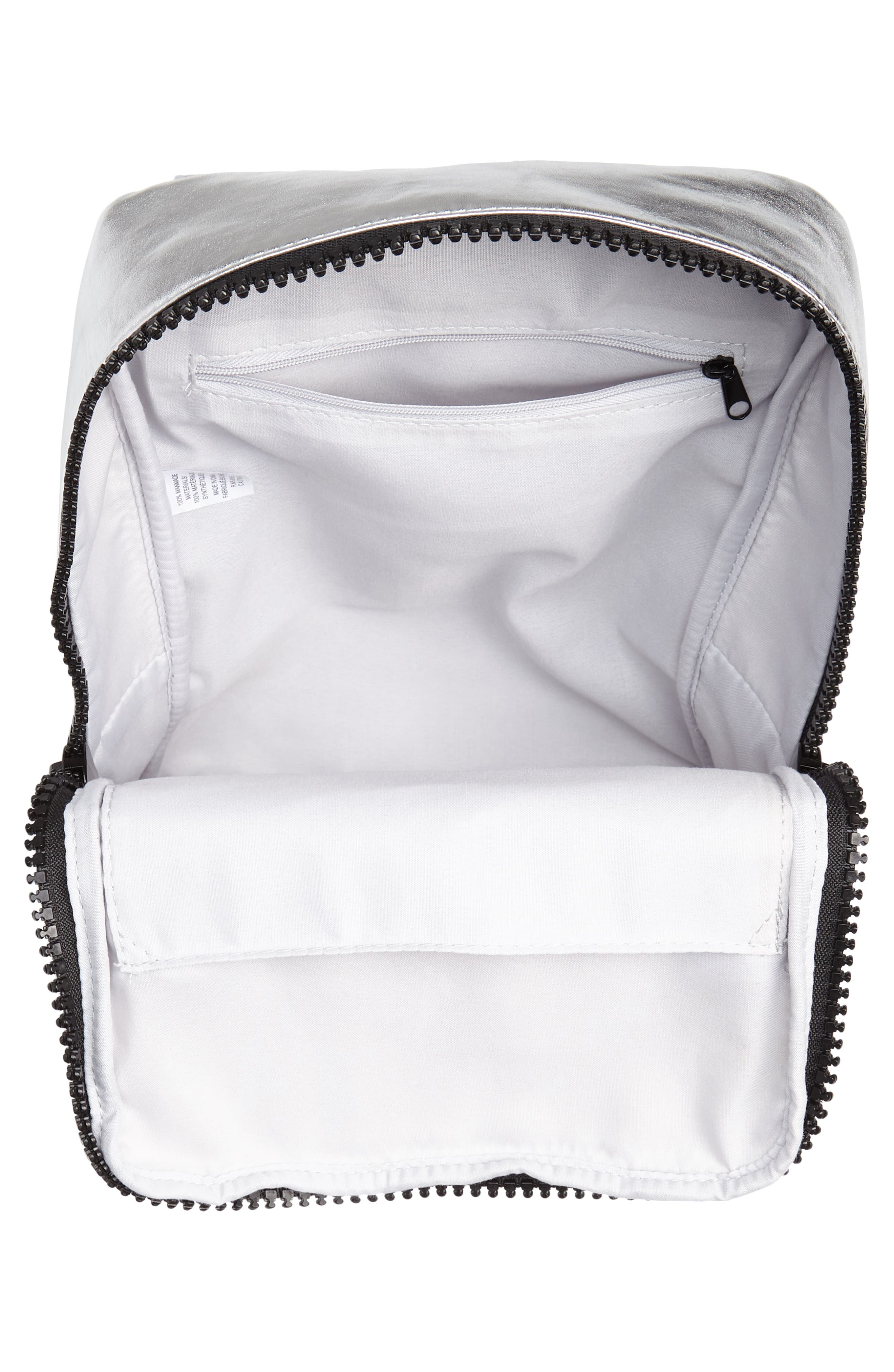 BP. Mini Metallic Utility Backpack, Alternate, color, 