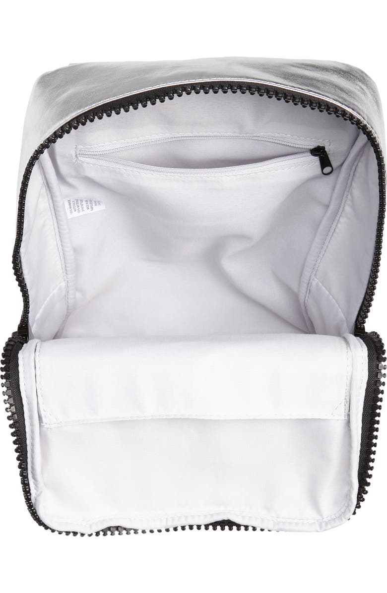 BP. Mini Metallic Utility Backpack, Alternate, color,