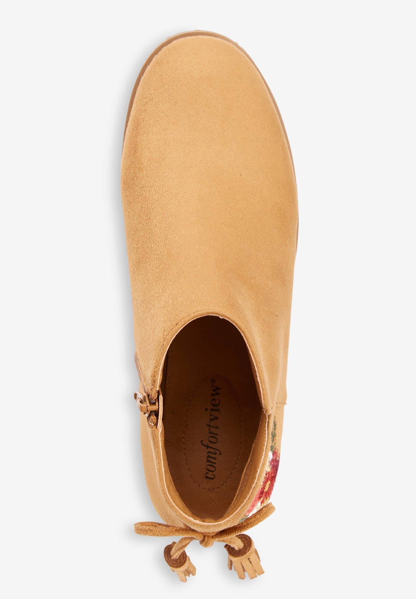 Comfortview The Sienna Bootie, Alternate, color, Tan