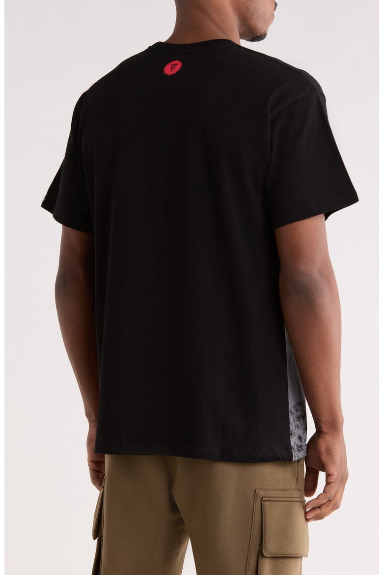 Big Face Graphic T-Shirt, Alternate, color, BLACK