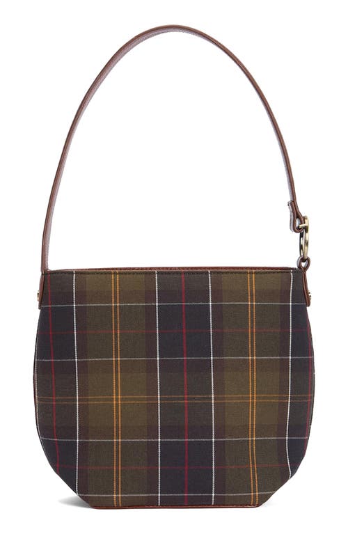 Barbour Cedar Tartan Bucket Tote In Multi