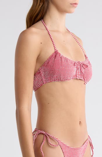 Rebecca Gingham Bikini Top