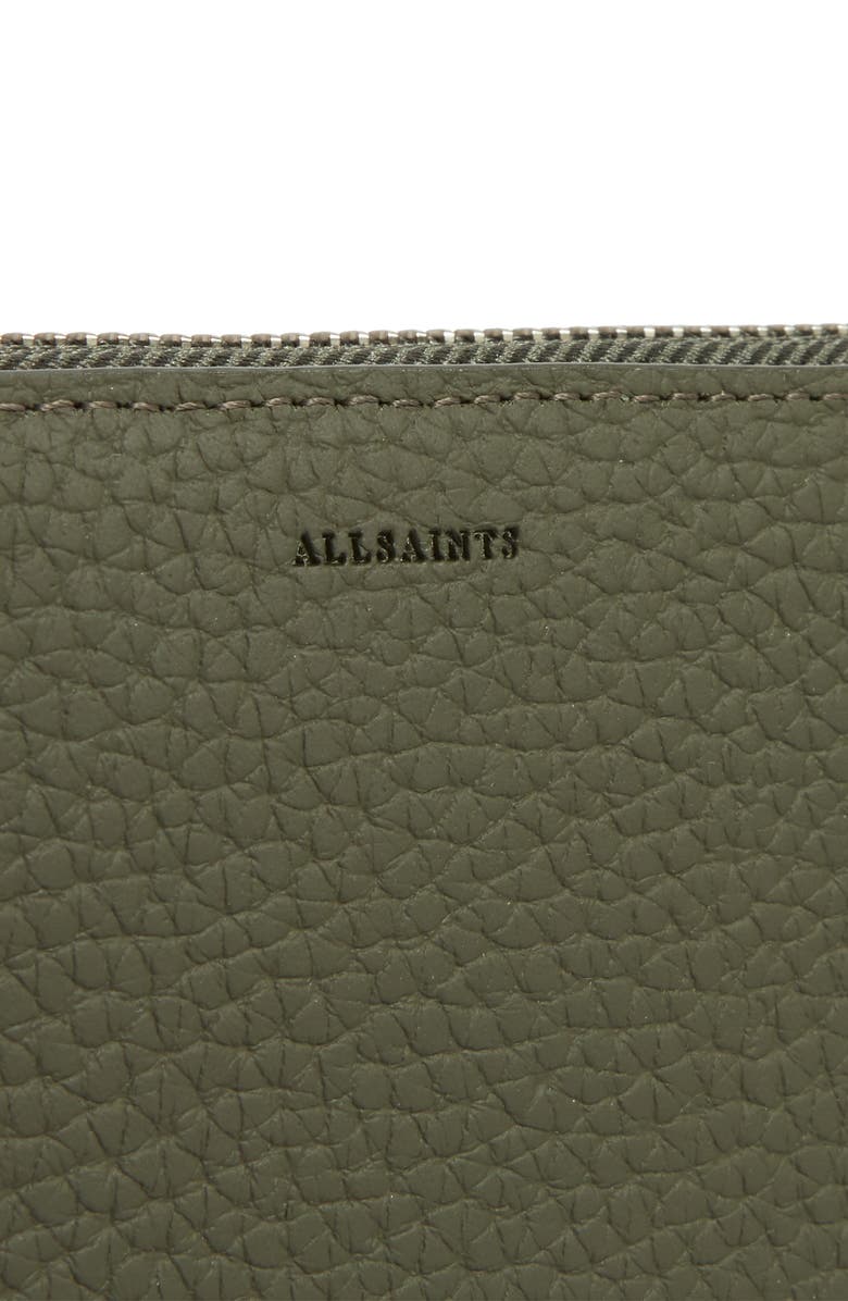 AllSaints Fetch Leather Phone Wristlet, Alternate, color,
