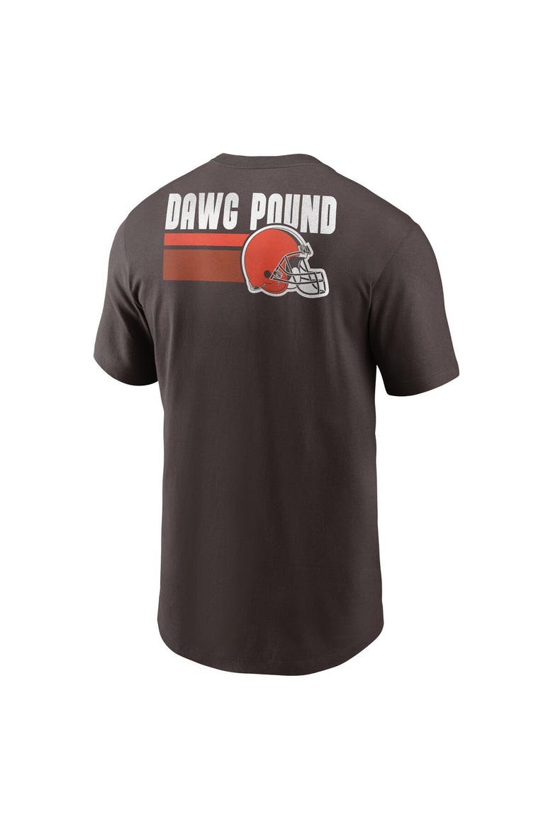 Men's Nike Brown Cleveland Browns Blitz Essential T-Shirt, Alternate, color, Brown
