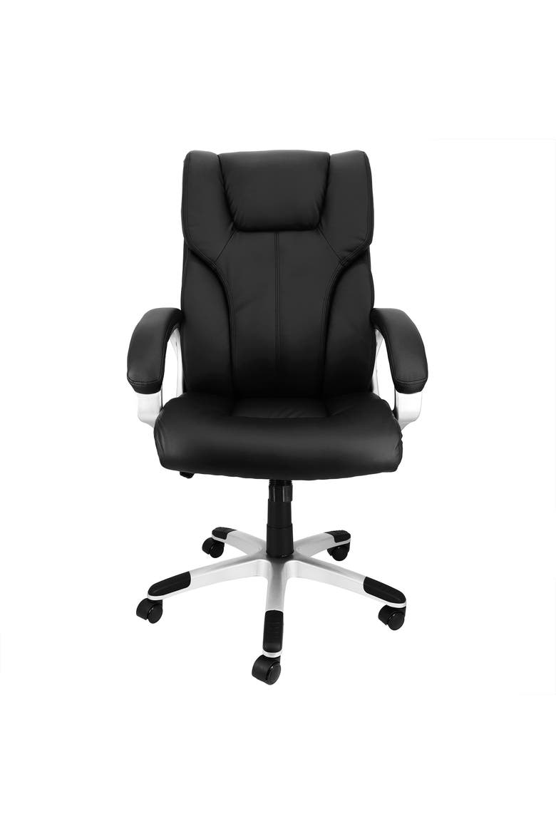 High Back Adjustable Office Chair, Alternate, color, Black