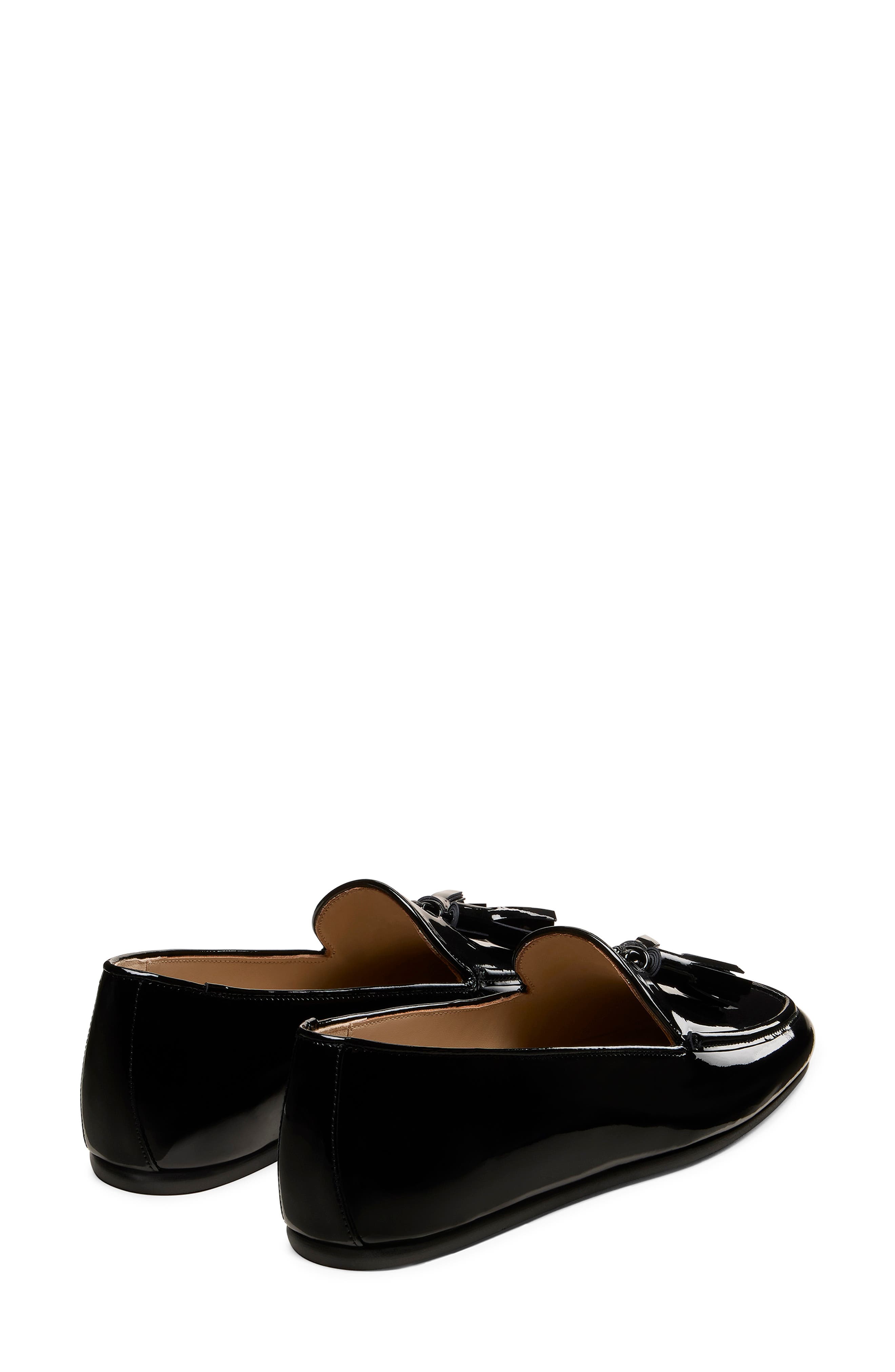 Stuart Weitzman Tassel Loafer, Alternate, color, Black