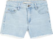 Tractr Kids' Dot Jacquard Denim Shorts
