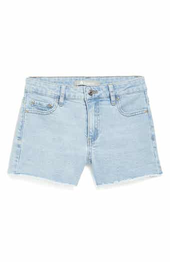 Tractr Kids' Dot Jacquard Denim Shorts