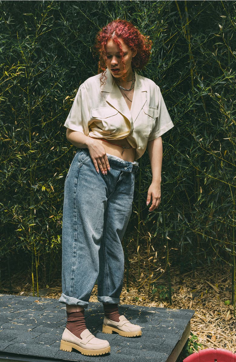 Dirty Laundry Voidz Platform Penny Loafer, Alternate, color,