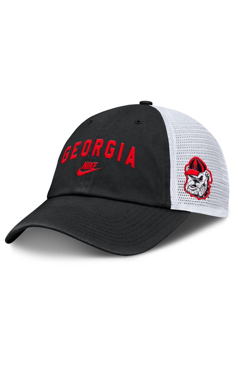 Nike Men's Nike Black Georgia Bulldogs Club Legacy Adjustable Trucker Hat, Main, color, 