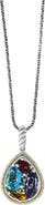 EFFY Sterling Silver & 18K Gold Multistone Pendant Necklace