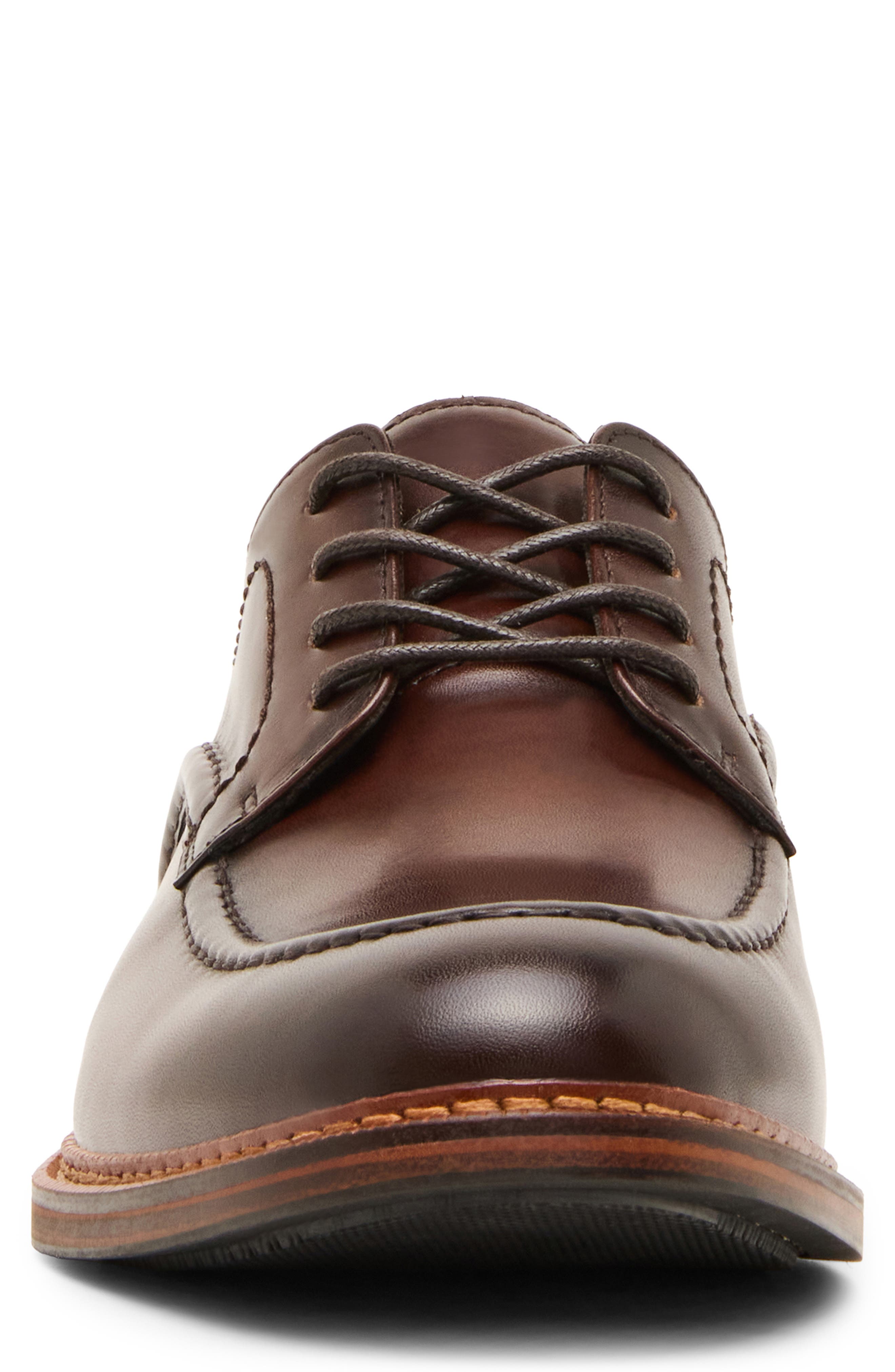 Everet Apron Toe Derby, Alternate, color, BROWN