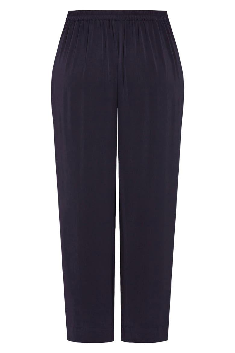 Brigitta Pull-On Wide Leg Pants, Alternate, color, NAVY