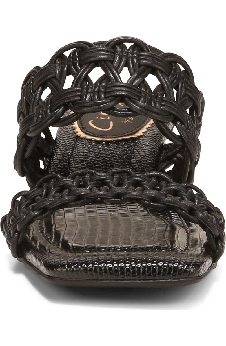 Circus NY by Sam Edelman Clover Woven Strap Sandal, Alternate, color, Black