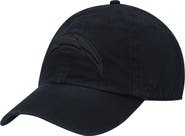 '47 Men's '47 Black Los Angeles Chargers Team Tonal Clean Up Adjustable Hat
