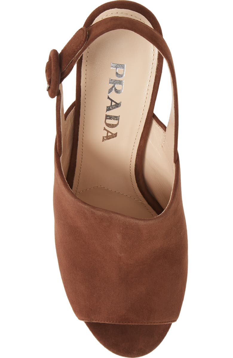 Prada Slingback Platform Mule, Alternate, color,