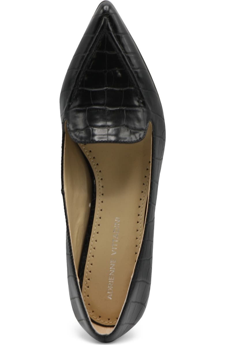 Adrienne Vittadini Acout Croc Embossed Kitten Heel, Alternate, color,