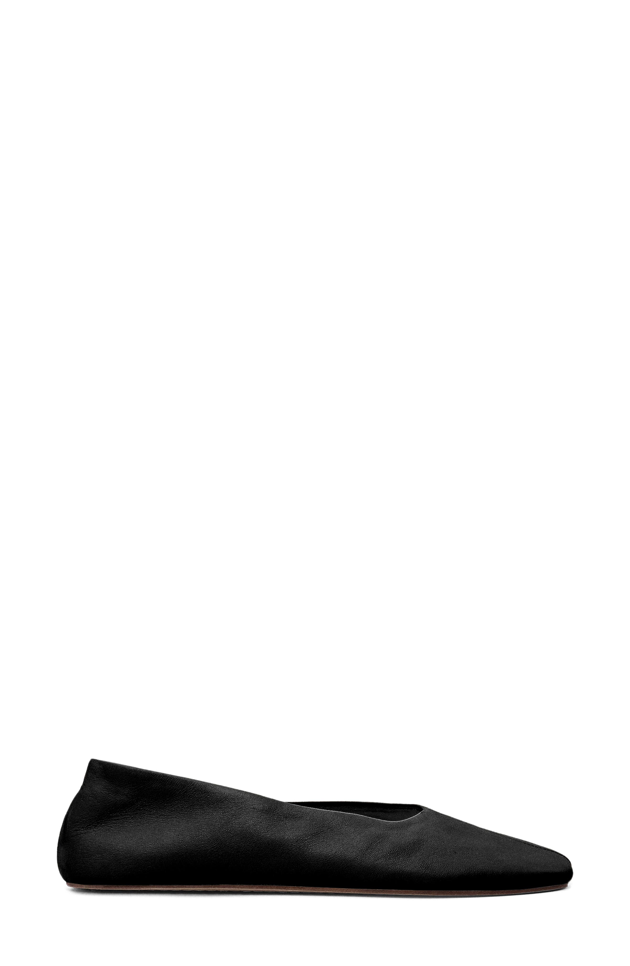 MANGO Ballet Flat, Alternate, color, Black